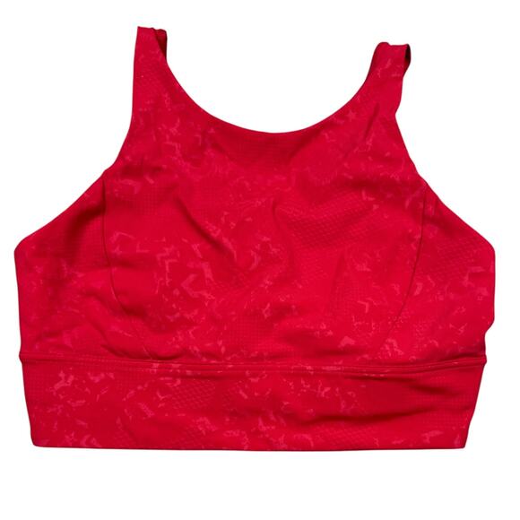 Lululemon x Barry’s Stronger As One Red Sports Bra crop top | Size 12 - Picture 2 of 6